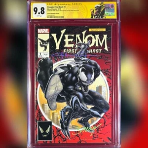 CUBIERTA VARIANTE VENOM FIRST HOST #1 CRAIN CGC 9.8 SS CLAYTON CRAIN MARK BAGLEY - Imagen 1 de 2