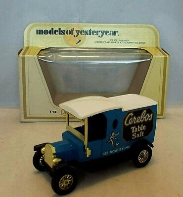 MATCHBOX Models of Yesteryear Y-12 1912 FORD MODEL 'T' VAN Cerebos Salt ISSUE 4 - Image 1 of 4