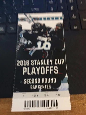 2016 SAN JOSE SHARKS VS NASHVILLE PREDATORS TICKET STUB PLAYOFFS GAME #5 Cover