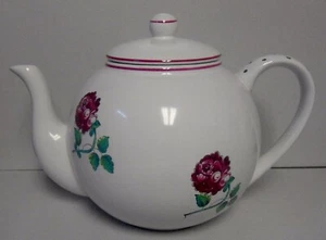 Tiffany & Co. STRASBOURG FLOWERS     Teapot with Lid  BEST  More Items Here - Picture 1 of 3
