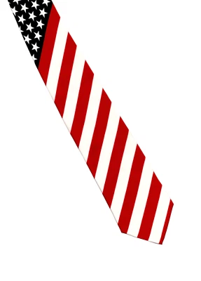 Patriotic Flag Necktie Ralph Marlin Tie - Image 1 of 4