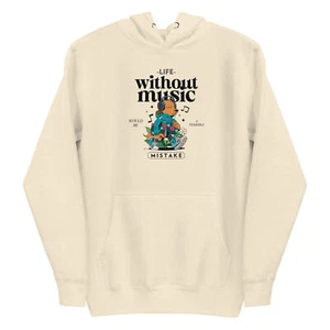 Life Without Music Would Be A Terrible Mistake Hoodie - Bild 1 von 7