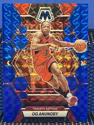 2022-23 Panini Mosaic OG ANUNOBY Raptors Blue Prizm 167/199 - Image 1 of 2