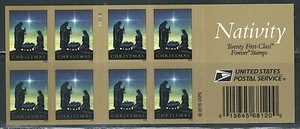 Mint US Traditional Christmas Booklet Pane of 20 Forever Stamp Scott# 5144 (MNH) - Picture 1 of 2