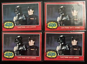 Star Wars 132 Lord Vader And A Soldier 1977 4 Cards