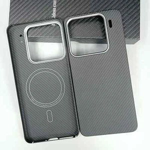 Genuine Carbon Fiber Magsafe Case For Xiaomi Mi 15 Pro Matte Thin Armor Cover - Picture 1 of 14