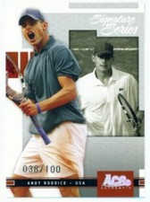ACE SIGNATURE SERIES 2005 "SILVER PARALLEL BASE CARDS /100 U PICK" Roddick
