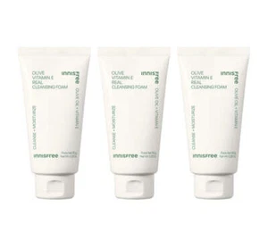 3 x innisfree Olive Vitamin E Real Cleansing Foam 150g from Korea - Picture 1 of 5