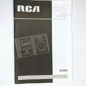 RCA RS2044 User Manual Operating Instructions Guide 5-CD Audio System Boombox 2H - Picture 1 of 2