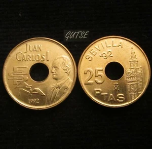 *GUTSE* 25 PESETAS 1992, "LA GIRALDA", SIN CIRCULAR. - Picture 1 of 1