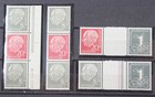 Bundesrepublik Heuss liegendes WZ 4 postfrische Zusammendrucke