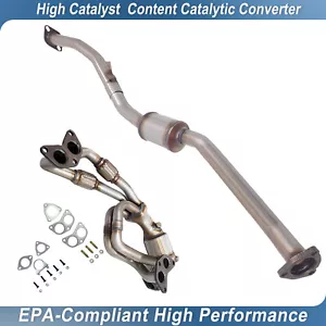 Set 2006-2009 Catalytic Converter For Subaru Legacy / Outback 2.5L front rear - Foto 1 di 8