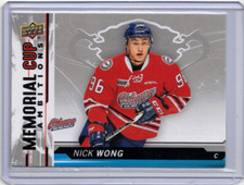 NICK WONG 18/19 Upper Deck CHL Rookie Memorial Cup Ambitions #CA-7 Generals 🔥