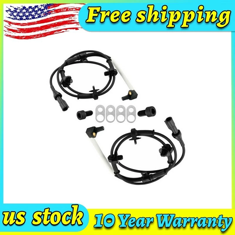 2PCS Front Wheel ABS Speed Sensor for Ford Mountaineer Ranger B4000 Explorer 4WD - Image 1 of 4