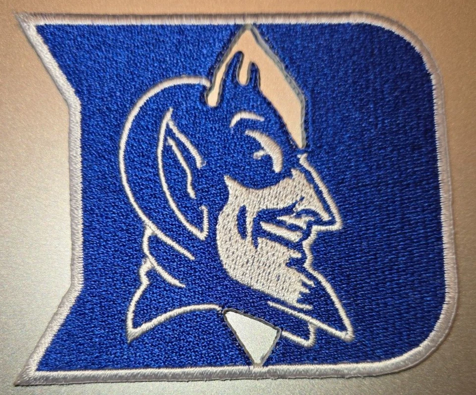 DUKE BLUE DEVILS IRON ON PATCH 3" X 2.75" FAST FREE SHIPPING W/ TRACKING - Image 1 of 1