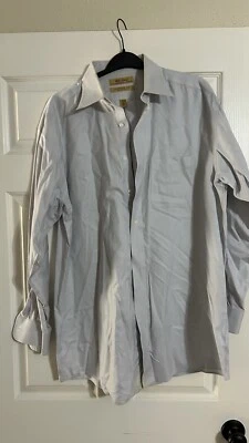 Gold Label Roundree & Yorke ~ Camisa de vestir gris para hombre ~ 16 34 Foto 1 de 4