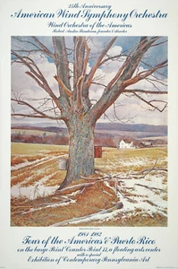 Póster raro 1981 David B. Armstrong Spring Winds, Wind Orchestra of the Americas - Imagen 1 de 1
