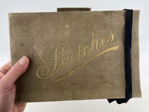 WW1 GERMAN PRISONER OF WAR SKETCHBOOK~265 POW COY~LA CLOCHE/YPRES/FRANCE/BELGIUM - Picture 1 of 19