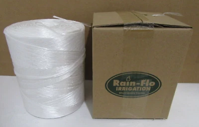 (6300 pies) Rollo de cuerda de plástico blanco cuerda de jardín de tomate un rollo de 3 lb Foto 1 de 4