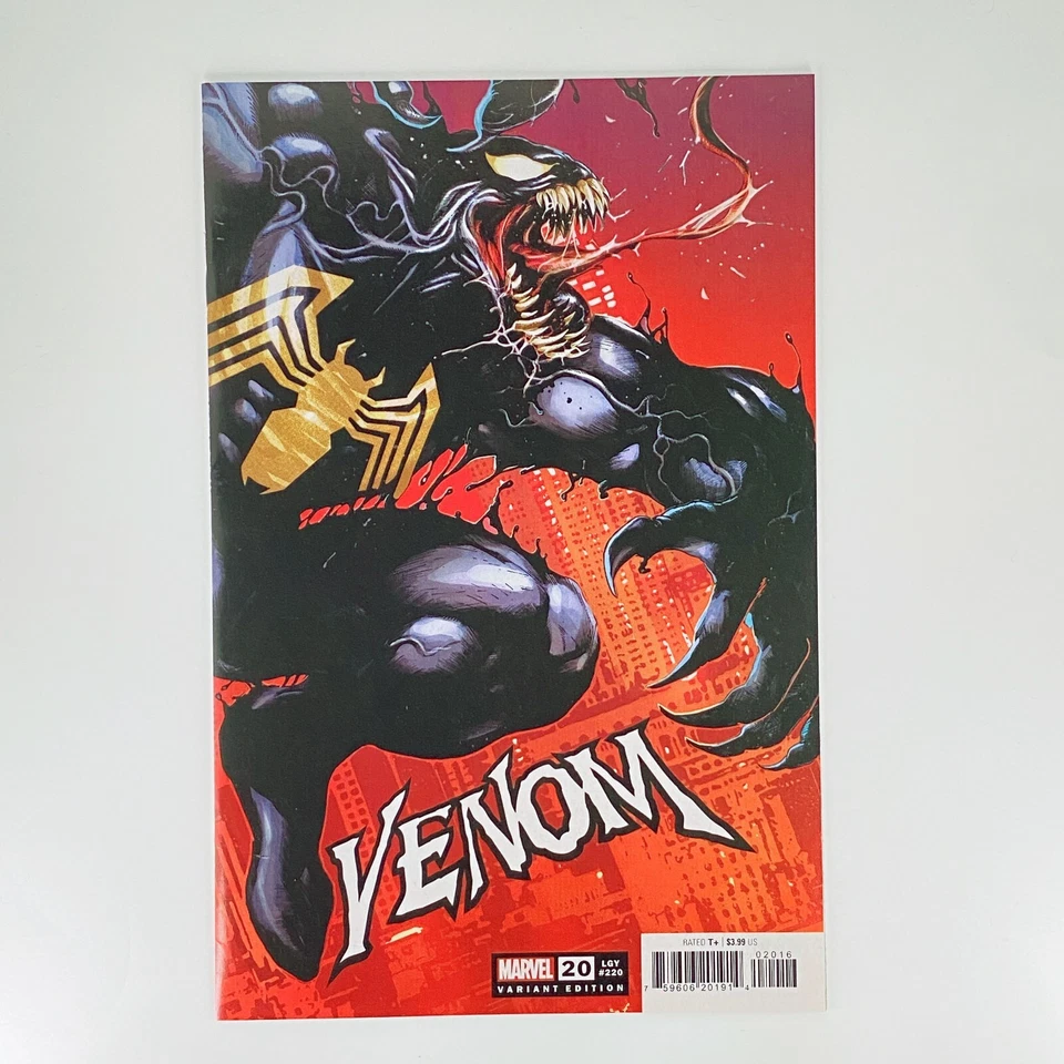Venom 1 (2021) with Custom Cover - Print on blank cover variant - Marvel Comic