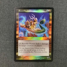 MTG RAZORFIN HUNTER x1 : *FOIL* : Apocalypse : Common : NM : 2001