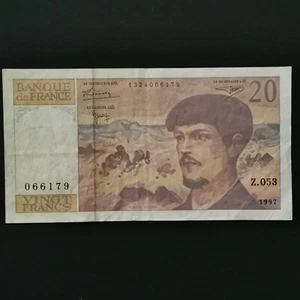 BILLET CIRCULE 20 FRANCS DEBUSSY 1997 Z.053 FRANCE / BANKNOTE / REF 08/04/2025 - Imagen 1 de 2