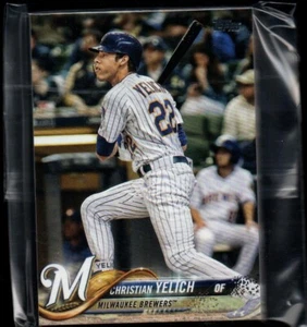 (15) 2018 Topps Update Baseball #US248 Christian Yelich MILWAUKEE BREWERS Lot 86 - Picture 1 of 1