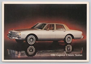 Chevrolet Caprice 1980 clásico sedán de 4 puertas postal - Imagen 1 de 2