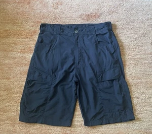 Pacific Trail Men’s Cargo Shorts Size 36 Nylon Black Outdoor Hiking Pockets - Picture 1 of 9