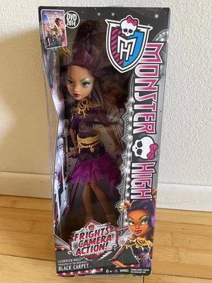 Mattel Monster High Doll Clawdeen Wolf Frights  2014 Camera Action Black Carpet - Image 1 of 2