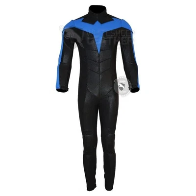 Traje Disfraz Nightwing Hombre (Lycra Serigrafiada) Foto 1 de 4