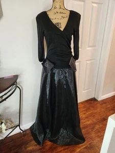 JS collections size 12 evening gown black - Picture 1 of 13
