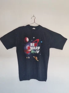 Vintage Red Dwarf IV Black T Shirt -- Size L? - Picture 1 of 9