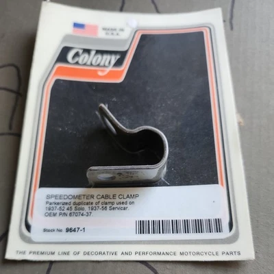 Abrazadera de cable de velocímetro para Harley Davidson OEM 67074-37 Foto 1 de 3