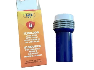 Botella de píldora grande con bloqueo Safe Rx (5,4′′ x 2′′) con bloqueo de combinación - Imagen 1 de 7