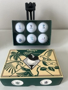 VERY RARE Vintage Disney Magic Linkdom 6 Pack Of Golf balls Disney Golf Courses - Picture 1 of 3