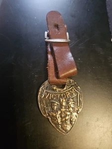Antique WWI Victory Bronze Watch Fob - Picture 1 of 2