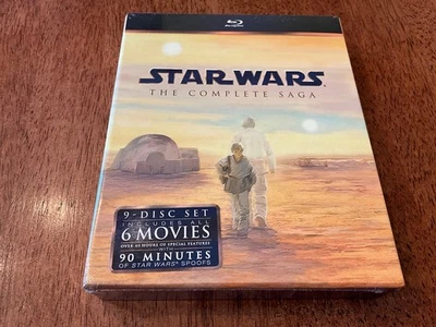 Star Wars: The Complete Saga (Blu-ray Disc, 2011)  9 Disc Set Movies 1-6 New - Bild 1 von 2