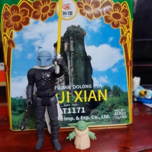 4" Prototipo Star Wars Mandalorian Boba Fett Bebé Yoda Grogu Figura TestShot Juguete - Imagen 1 de 3