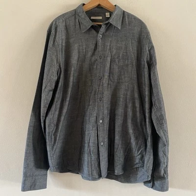 Burberry Brit Men's Cotton Ramie Woven Button-Down Long Sleeve Shirt Size 2XL - Image 1 of 4