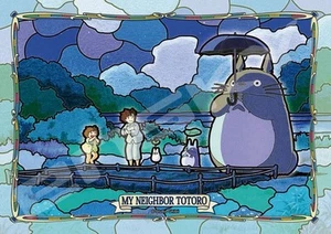 Rompecabezas de cristal artístico ENSKY My Neighbor Totoro Dondoko Dance 18,2 x 25,7 cm 2 - Imagen 1 de 1