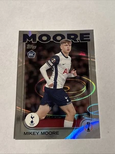 Mikey Moore 2024-25 Topps Uefa Club Competitions - Rain Drops #199 (RC) - Picture 1 of 3
