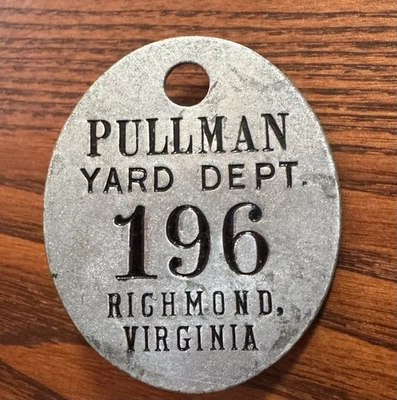 INSIGNIA DEL DEPARTAMENTO DE PATIO PULLMAN DE RICHMOND VIRGINIA Foto 1 de 2