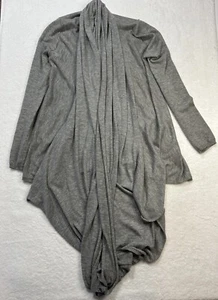 Alice + Olivia Womens Size M Gray Wool Cashmere Blend Wrap Cardigan Sweater (M8) - Picture 1 of 10