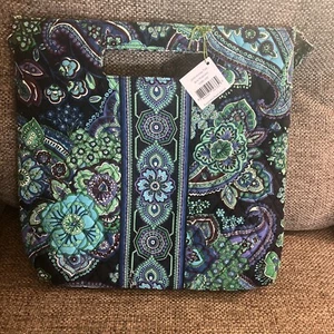 NWT Vera Bradley BLUE RHAPSODY 2009 HOLIDAY TOTE Limited Edition Shoulder Purse - Picture 1 of 2