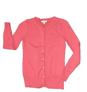 TUCKER + TATE PINK GIRLS SWEATER CARDIGAN  L/S SIZE M 10/12 CASHMERE BLEND - Picture 1 of 4