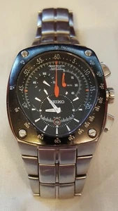 SEIKO Sportura Kinetic Chronograph 7L22-0AD0 Automatic Mens Wristwatch - Japan - Picture 1 of 8