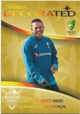 2023 / 24 Cricket Traders Luxe Decorated Parallel (DP08) Usman KHAWAJA 136/147