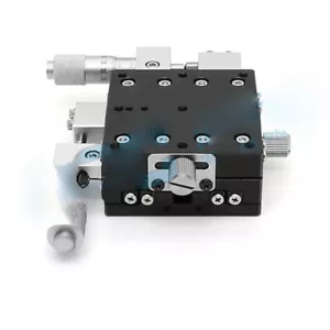 XY Axis Displacement Stage Manual Fine-tuning Table Precision Mobile Cross Slide - Picture 1 of 36