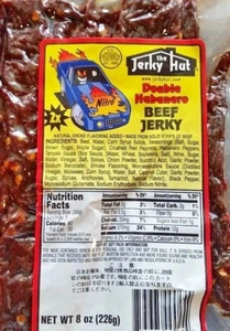 The Jerky Hut, Double Habanero (Nitro), Beef jerky (8oz) - Picture 1 of 3
